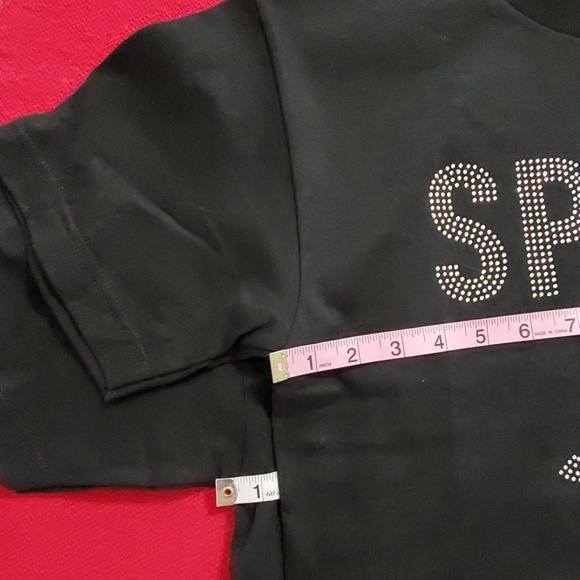 UO Altru 'Spark Joy' rhinestone Embellished Graphic Tee Lg Unisex Marie Kondo - Picture 5 of 8